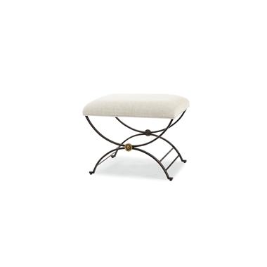 NILES BENCH WITH FABRIC SEAT