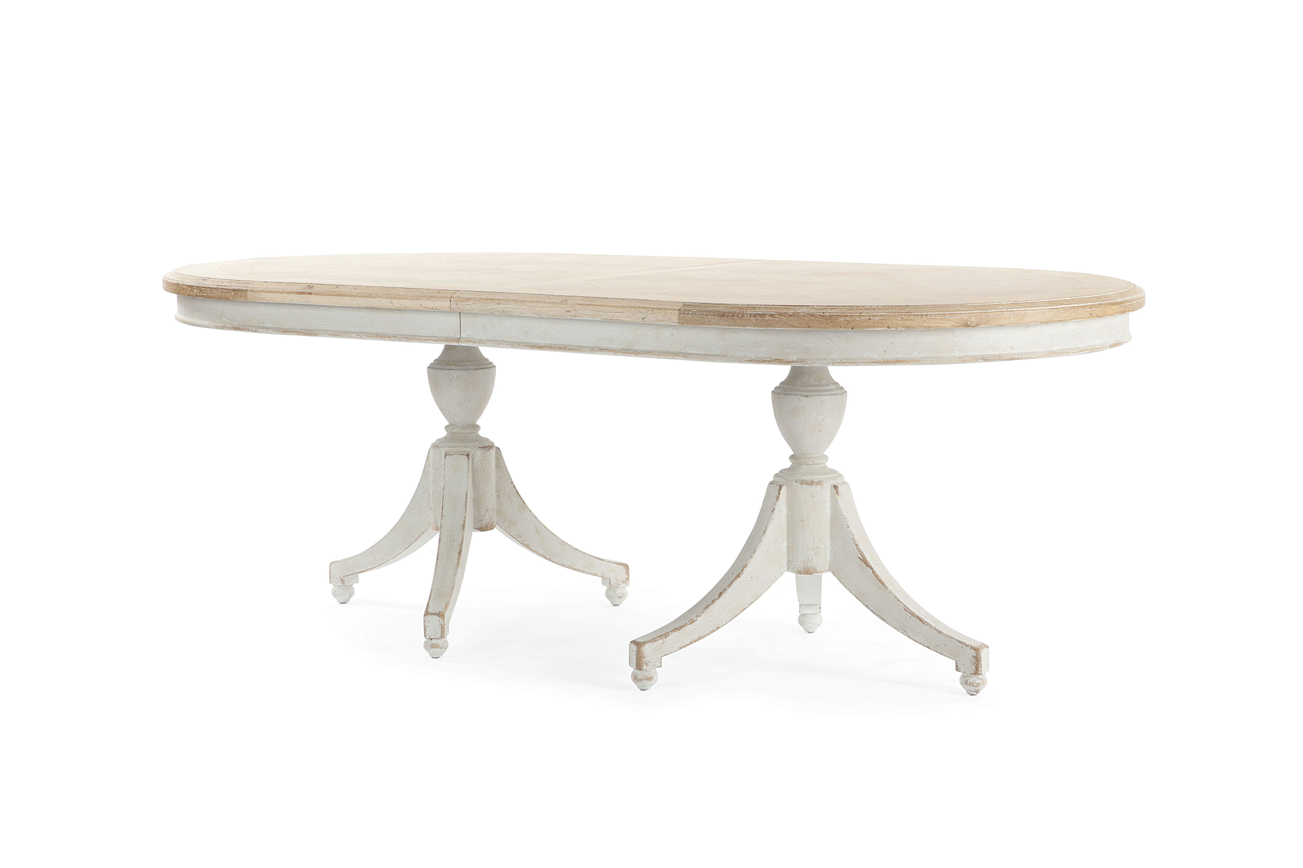 White double pedestal dining table deals