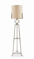 POLISHED STEEL FLOOR LAMP