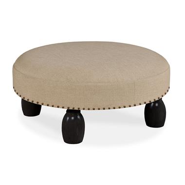 Upland 36" Round Cocktail Ottoman