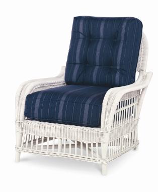 Mainland Wicker Lounge Chair w/ Button Back