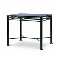 Augustine Metal Server w/ tempered glass