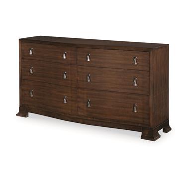 Frasier Serpentine Dresser - Brunette