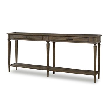 Aiden Console Table - Brown Rustic