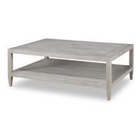 Dalton Cocktail Table - White Rustic