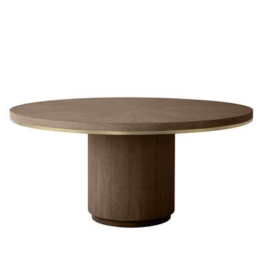Carino 64" Round Dining Table - Cocoa