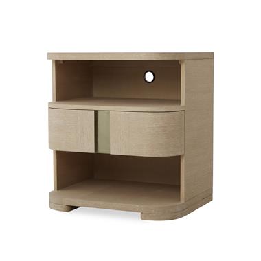 Carino Single Drawer Nightstand - Sand Cerused