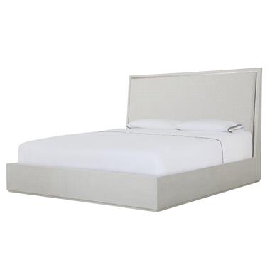 Carino Upholstered Panel Bed King 6/6 - Frost