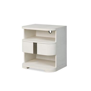 Carino Single Drawer Nightstand - Frost