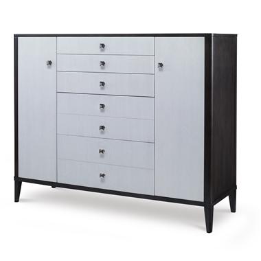 C6C-201 - Aria Gentleman's Chest - Brownstone/Oxford White