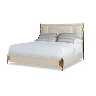 TOWNSEND UPHOLSTERED BED - QUEEN SIZE 5/0