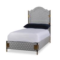 GEMMA UPHOLSTERED BED<br>- TWIN SIZE 3/3