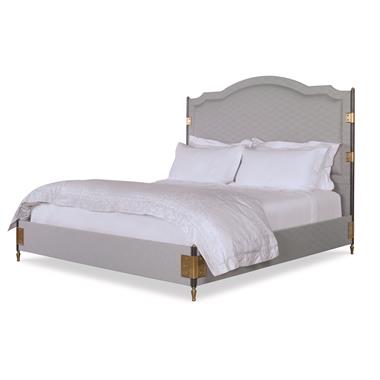 GEMMA UPHOLSTERED BED<br>- KING SIZE 6/6