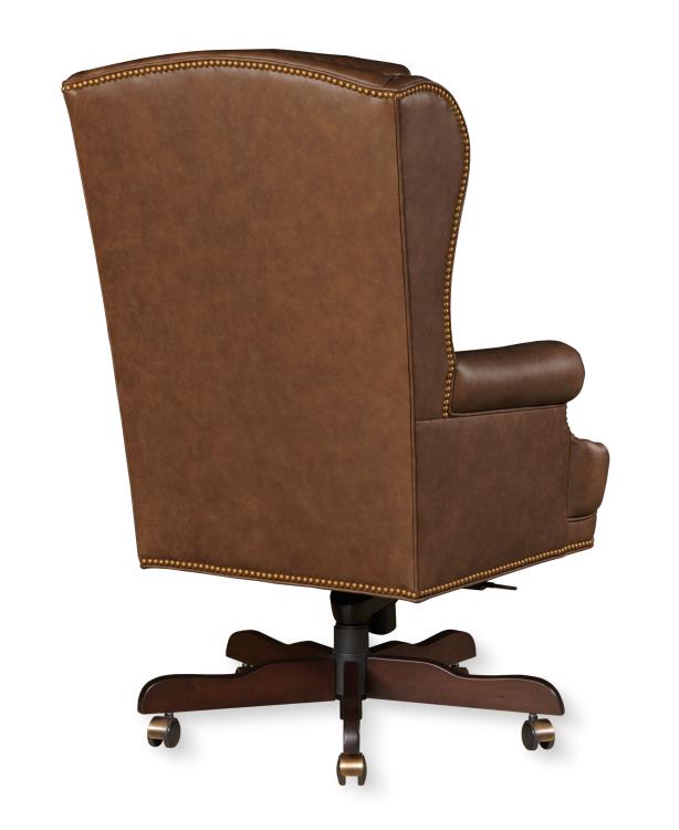 TRUCK FURNITURE ｜SR CHAIR ｜BROWN 牛革 353633_brown_metal_office_chai