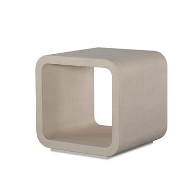 Jasper Raffia Side Table - Natural Raffia