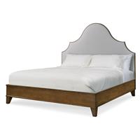 Details Lafayatte Wood Trim Uph Bed - King 6/6
