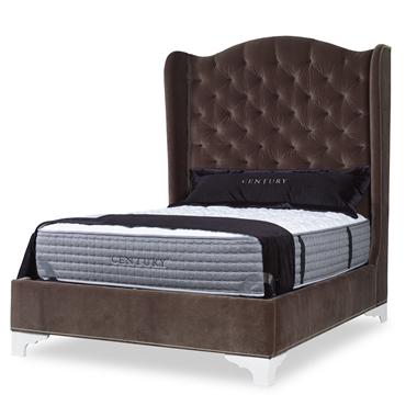 Details Fully Uph Wing Tall H.B. Bed - Queen 5/0