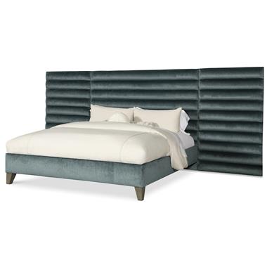 Details King Tall Upholstered Wall Panels (Set)
