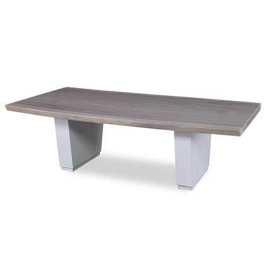 48" Guan Slab Cocktail - Veneered Maple Base