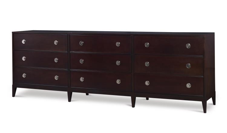 Nine shop drawer dresser