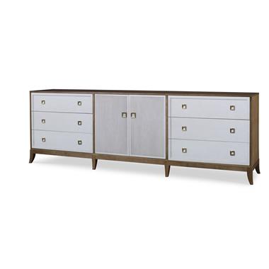 CR9-208-4 - Details I Six Drawer - Two Door Low Credenza