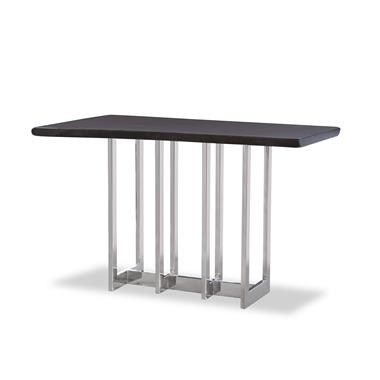54" Guan Slab Console-Polished Nickel Base