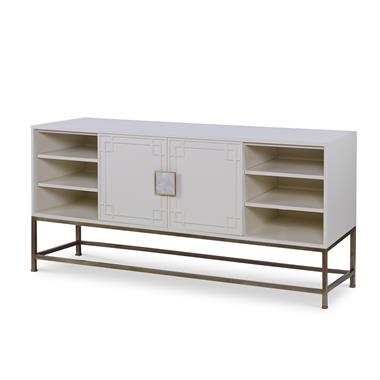 Details I Two Door Tall Media Console