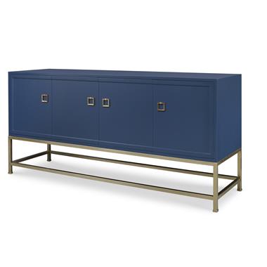 Details I Four Door Tall Media Console