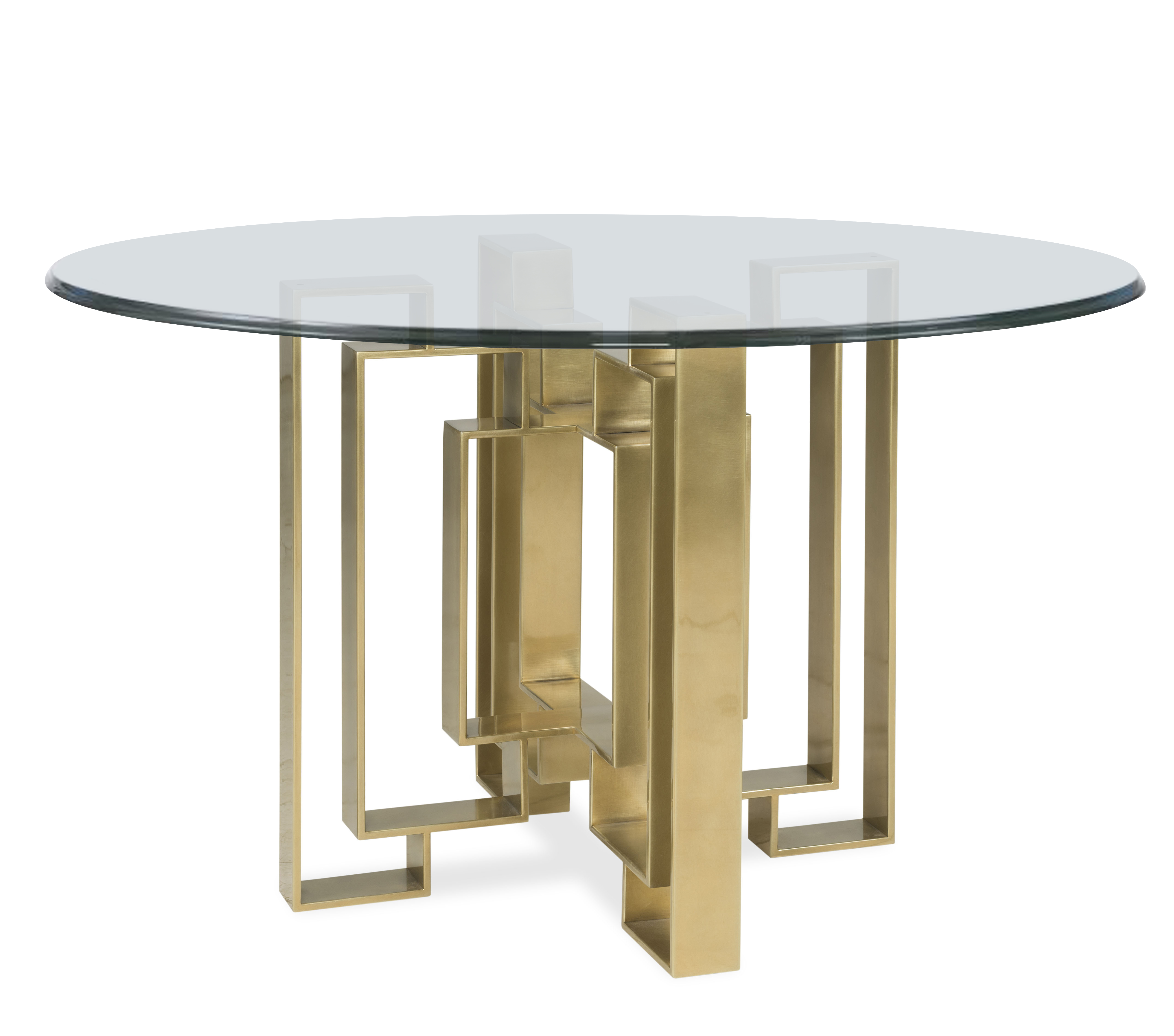 CRA 832B Details Metal Dining Table Base For Glass Top
