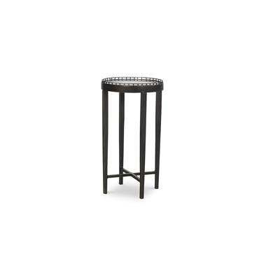 Logan Round Drink Table - Bronze