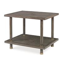 Biscayne Side Table-Mink Grey
