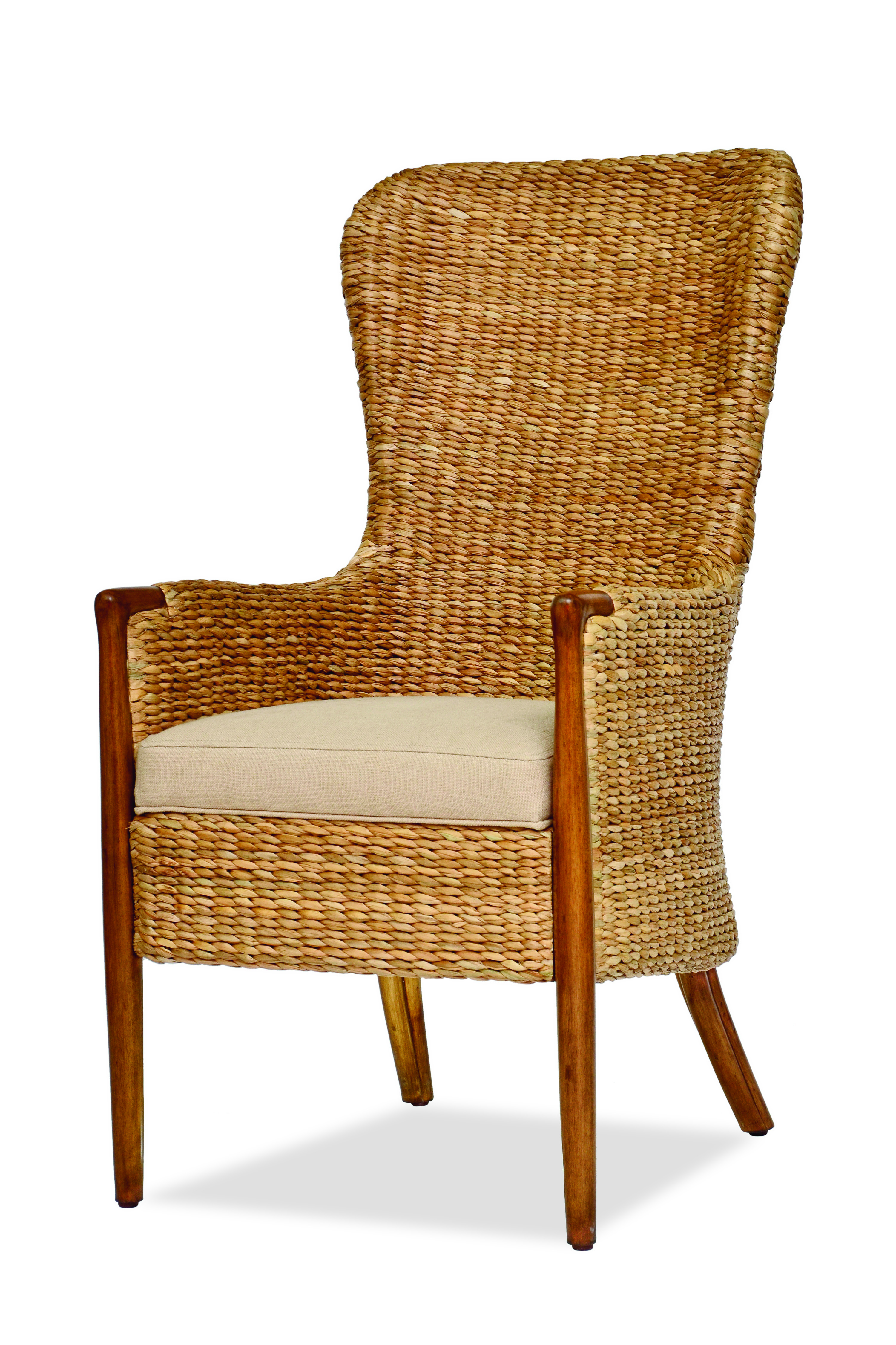 CT2017 FL Seagrass Dining Chair Flax