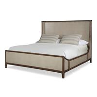 Canvas King Bed-Dove Grey