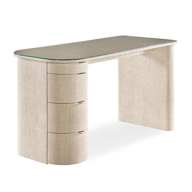 Micco Desk with Glass Top
