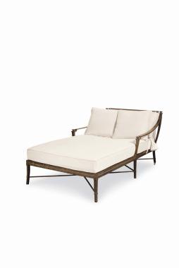 Andalusia Metal Back Double Chaise