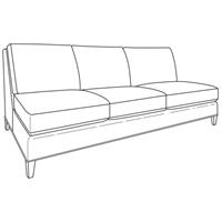 Jordan Armless Sofa