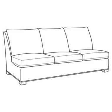 Murray Armless Sofa
