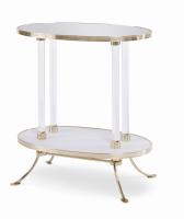 JULIET CIGARETTE TABLE WITH PLAIN MIRROR