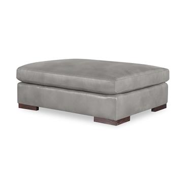Great Room Leather Configurable Large Ottoman