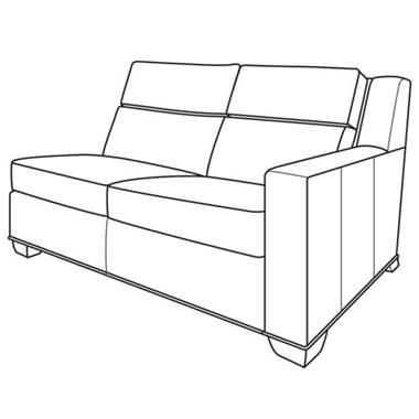 Leatherstone Electric Motion Configurable RAF Love Seat