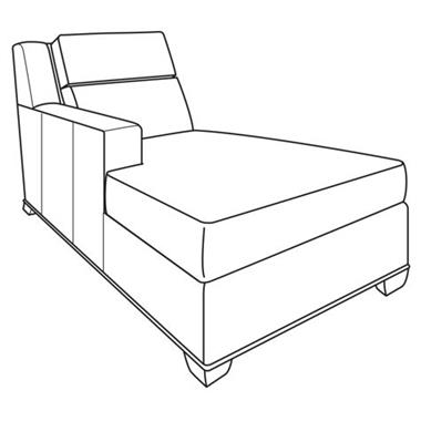 Leatherstone Motion Compatible LAF Chaise