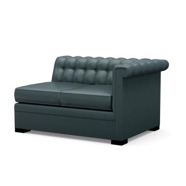 Modern Chesterfield Configurable RAF Love Seat