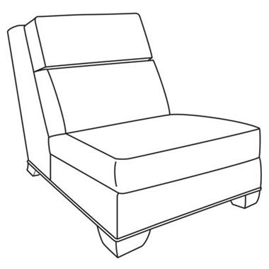 Cornerstone Motion Compatible Armless Chair