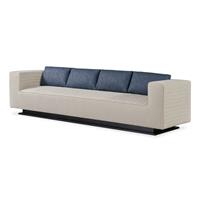 Tatami Large Quilted Sofa - Metal Base