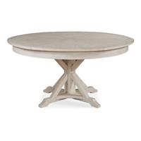 Collin Expandable Dining Table - White Rustic