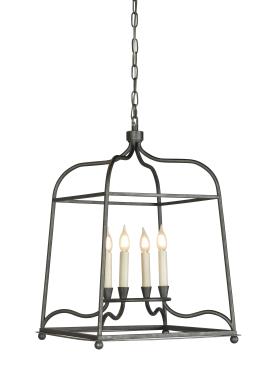 Lucerne Lantern - Natural Steel