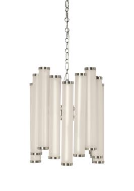 Torel Circular Chandelier - Soft Nickel