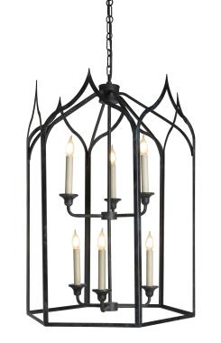 Cathedral Lantern - Light Verdigris