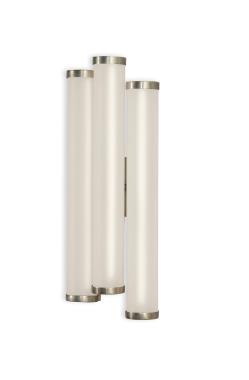 Torel Three Light Sconce - Soft Nickel
