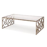 Lattice Bronze Cocktail Table